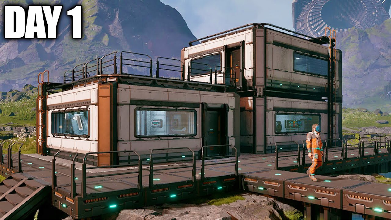 Day 1 in This AMAZING New Open World BASE BUILDING Game | StarRupture Gameplay | Part 1