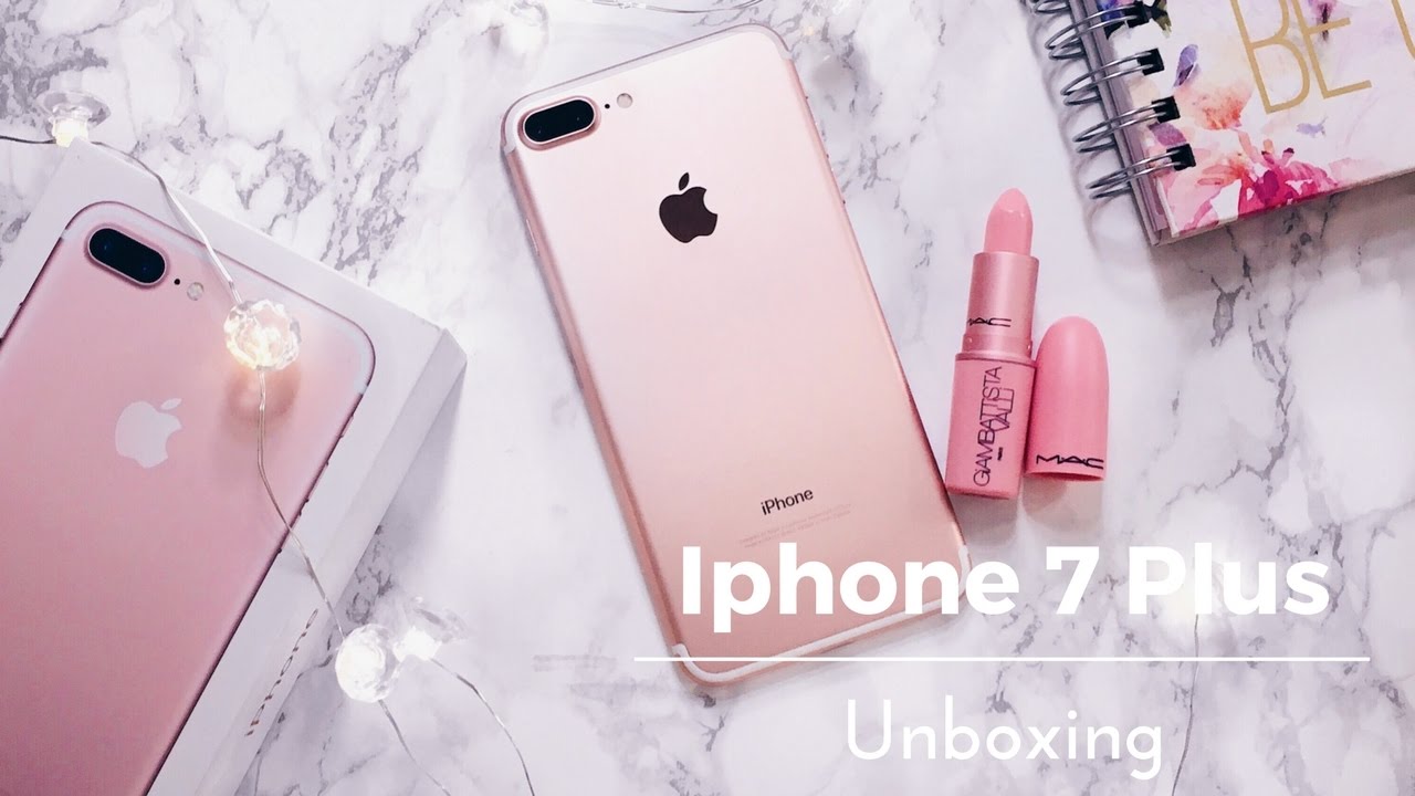 My new phone| IPhone 7 plus unboxing