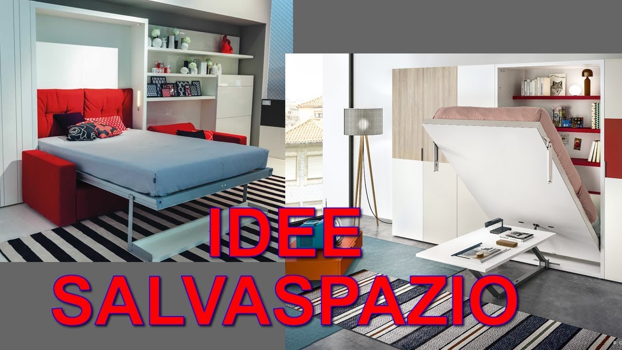 IDEE SALVASPAZIO | Letti a scomparsa singoli e matrimoniali