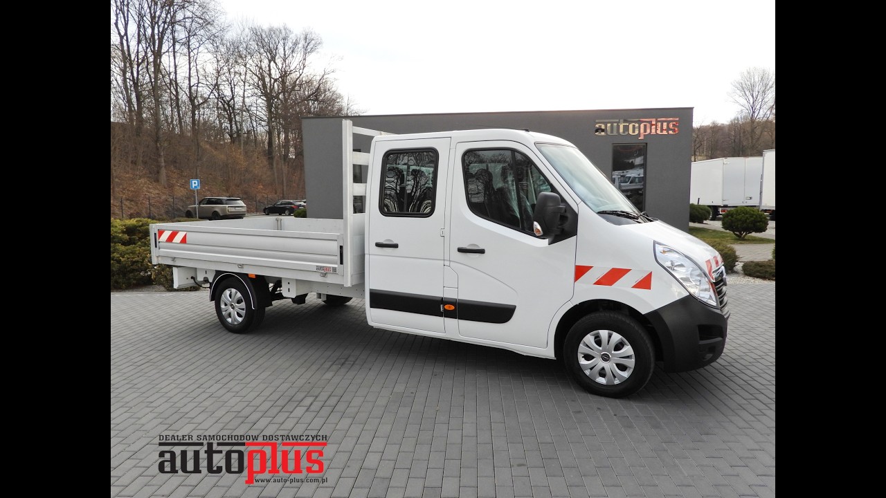 OPEL MOVANO SKRZYNIA PODWÓJNA KABINA DOKA 7 MIEJSC 166996 AUTO-PLUS.COM.PL TEL. +48 607 888 556