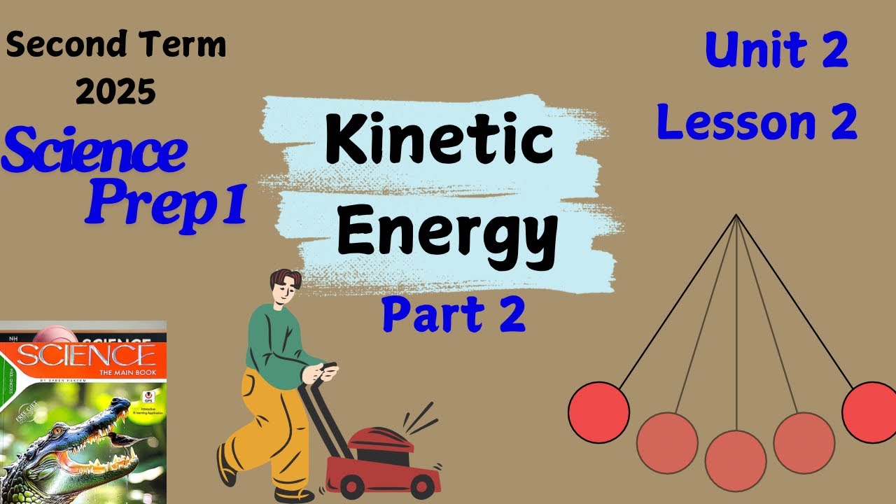 Science Prep1 | Kinetic Energy| Unit 2-Lesson 2- Part 2 (2025)