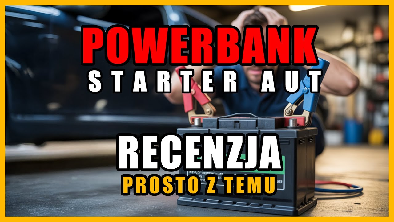 🔋 POWERBANK I STARTER Z TEMU | 😱 TANI I DOBRY SZOK! 😱 | DKMOTO.PL