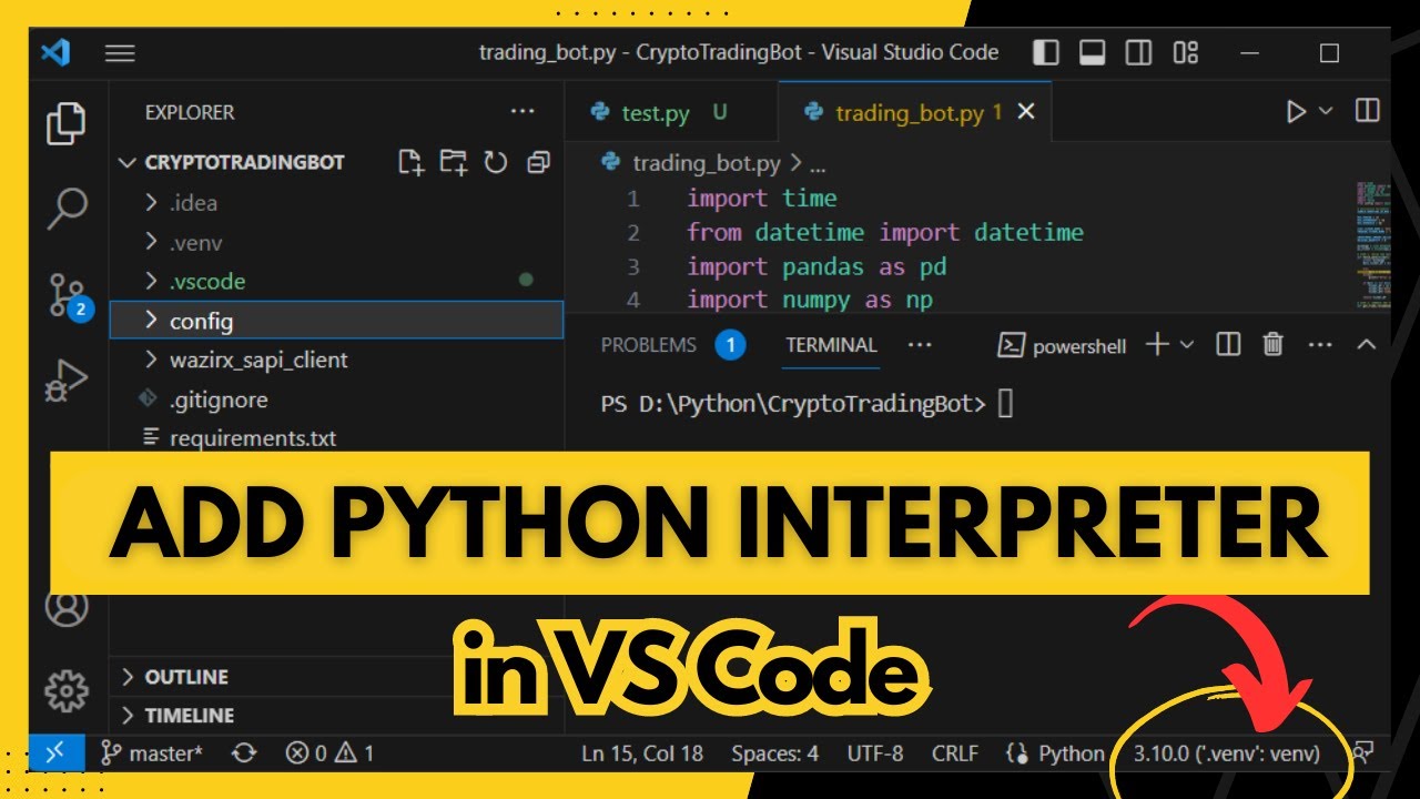 Как добавить интерпретатор Python в Visual Studio Code — шаг за шагом