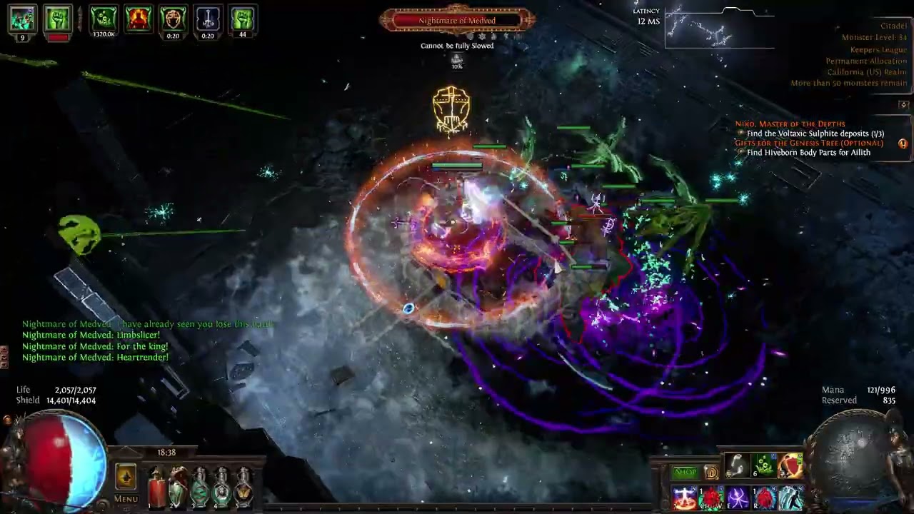 [poe 3.27] occultist dark pact poison: t17 citadel