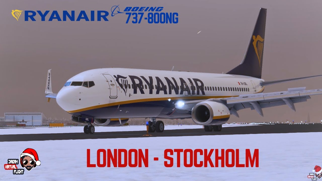 *First 2026 Flight* Ryanair | London Stansted✈Stockholm | B737-800NG GoPro Multicam