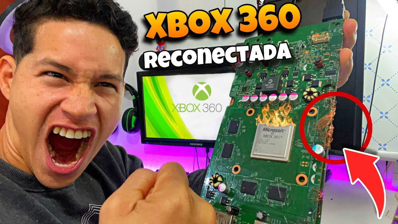 Esta Xbox 360  funciona CORTADA a la mitad (Xbox 360 portatil) Parte 2