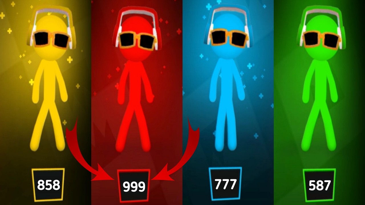 🤣Забавный турнир мини-игр по Stickman Party - геймплей #stickmanparty #sticman