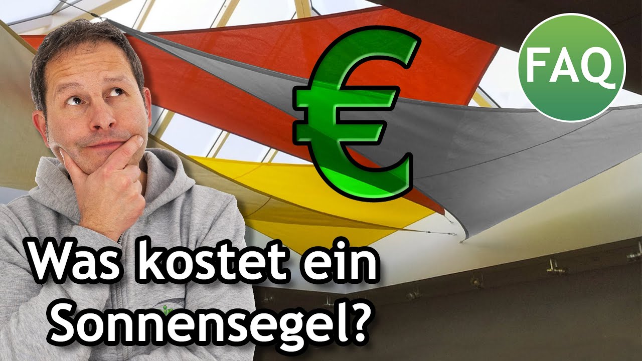 Wie viel kostet ein gutes Sonnensegel? Das sind die Preise & Unterschiede | FAQ ☀️ Pina
