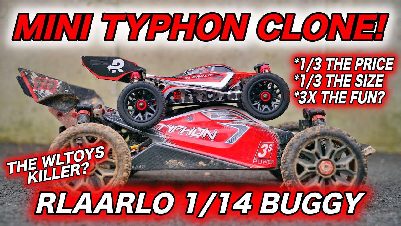 RLAARLO XDKJ-001 1/14 Buggy - Unboxing/ Speed Run/ Bash & WLToys 144001 Comparison - Mini Typhon