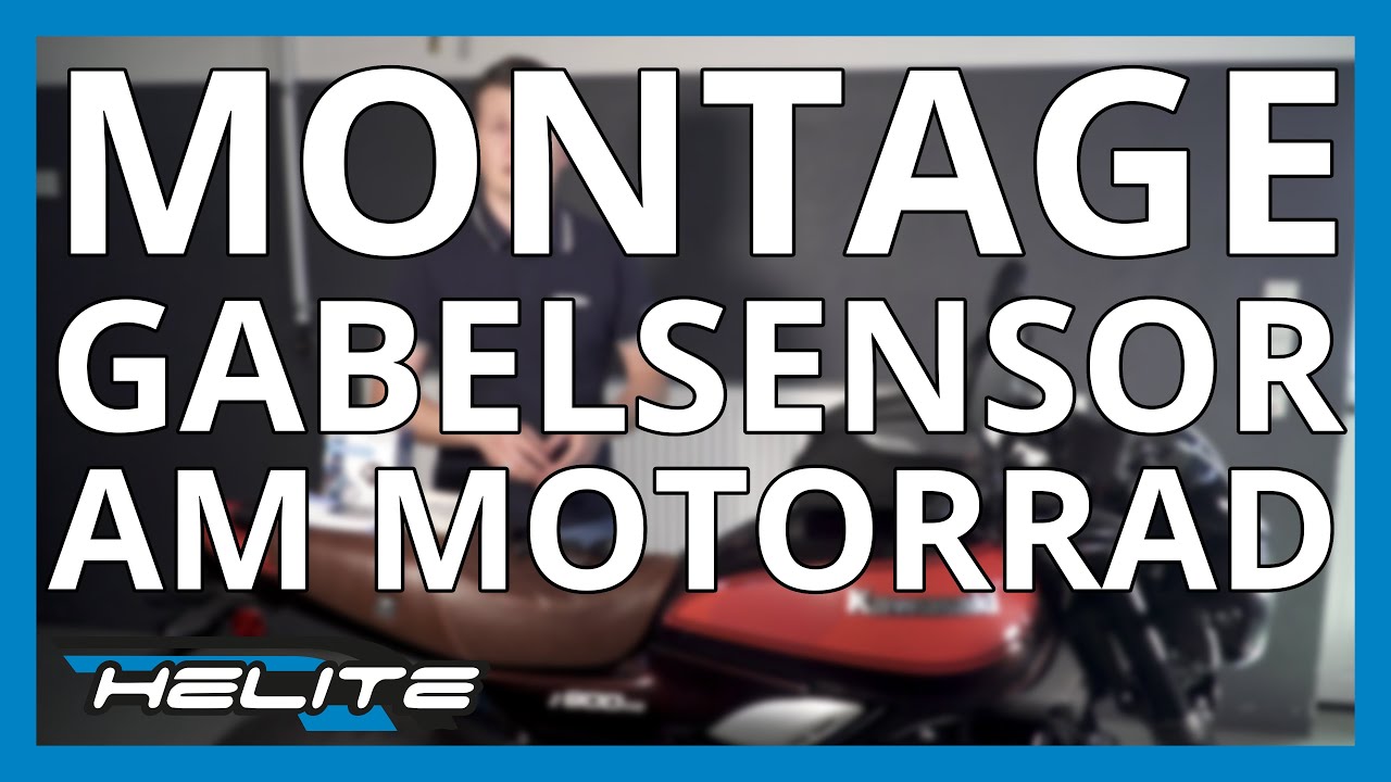 🏍 Helite - Montage des Gabelsensors SDU am Motorrad