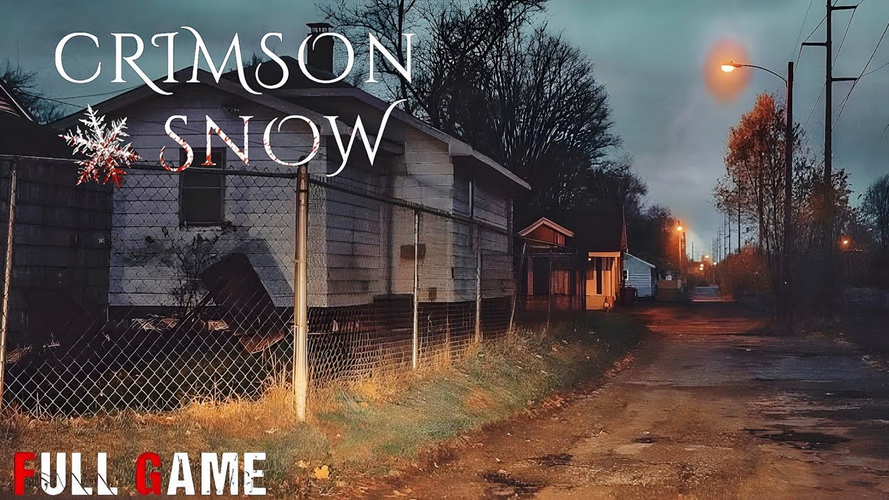 CRIMSON SNOW _ New Beautiful Full Horror Game | Walkthrough Game | Longplay | no commentary | PC