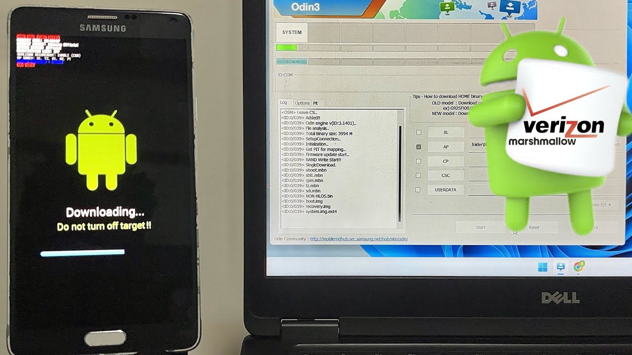 How to ROOT & UPGRADE Samsung Galaxy Note 4 SM-N910V from 4.4.4 to 6.0.1 | 100% Safe Method No Brick