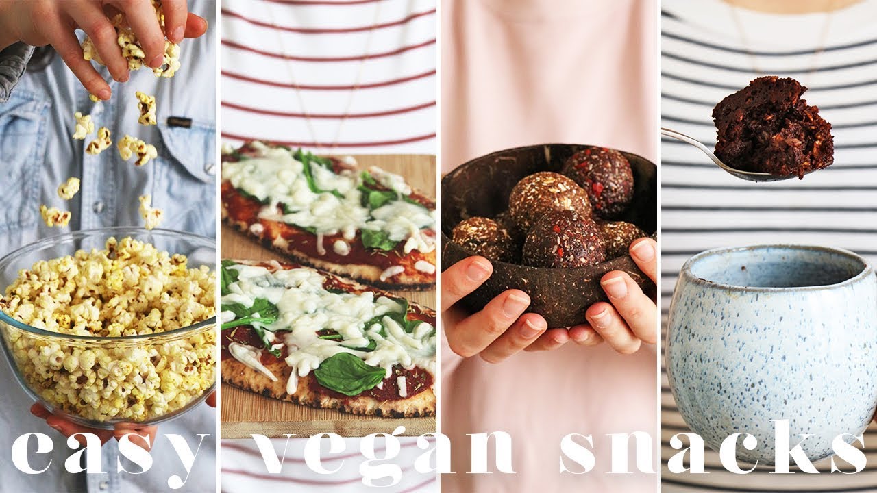 QUICK & EASY VEGAN SNACK IDEAS