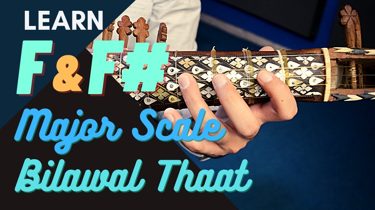 How to play F and F# Major Scale (Bilawal) on Rabab