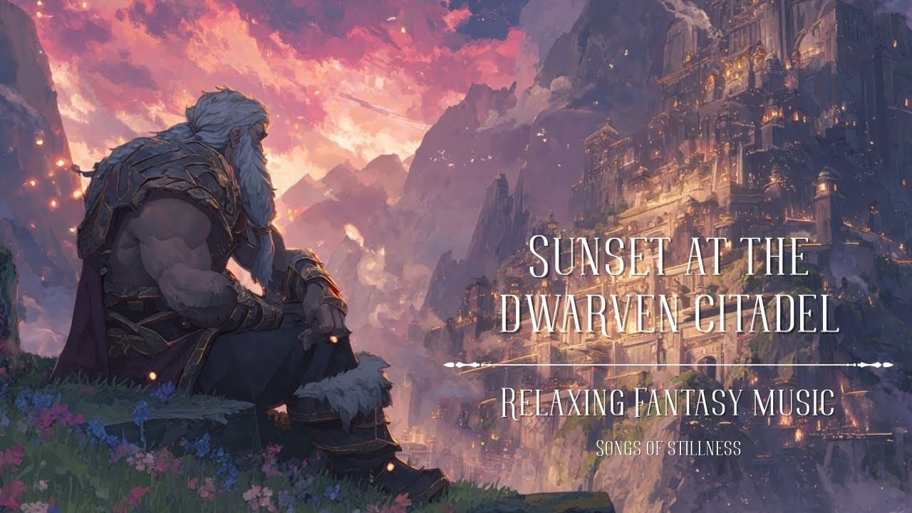 Fantasy Music for Rest & Relaxation | Sunset at the Dwarven Citadel