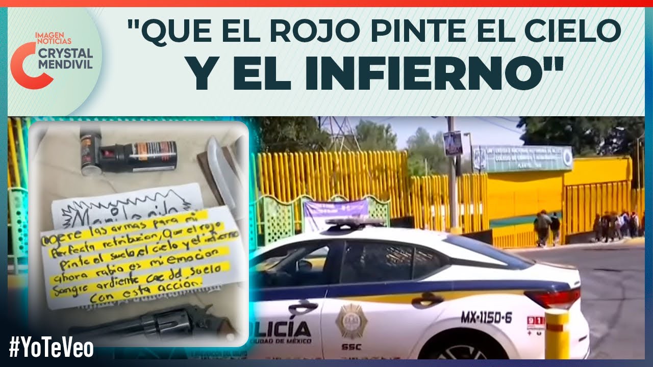 Alerta en CCH Sur por mensaje amenazante de un alumno | Noticias con Crystal Mendivil 