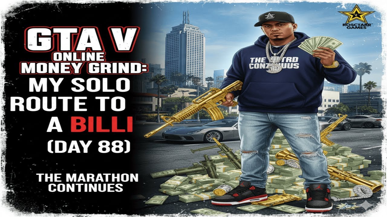 Day 88 - GTA V Online Money Grind: My Solo Route to a Billi