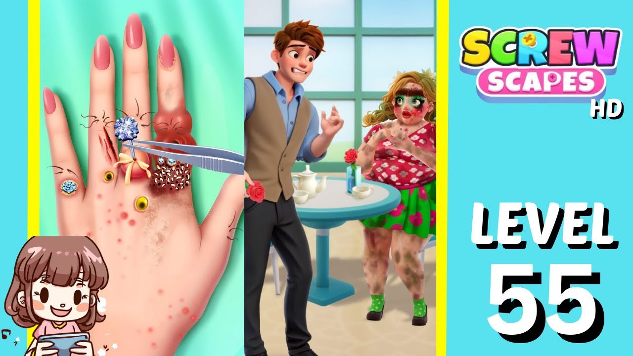 Screwscapes Level 55 Solution Walkthrough