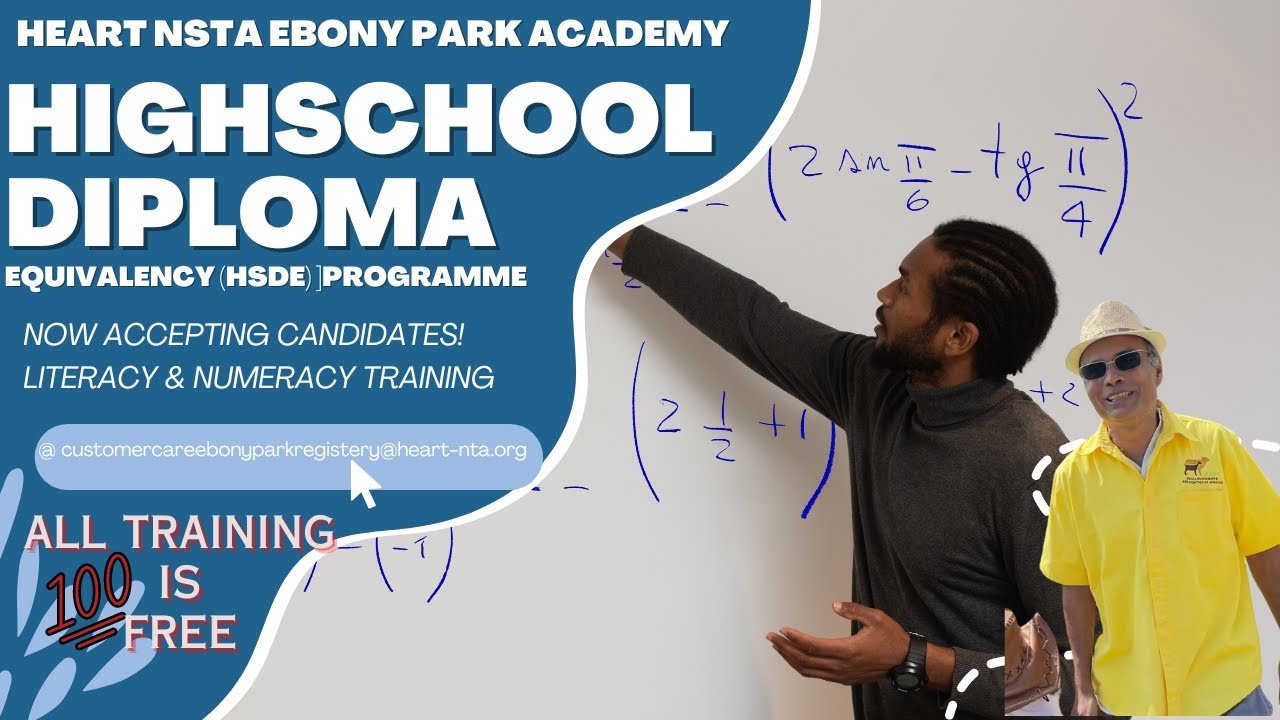 EBONY PARK ACADEMY HIGH SCHOOL DIPLOMA EQUIVALENCY (HSDE) || NOW ACCEPTING CANDIDATES