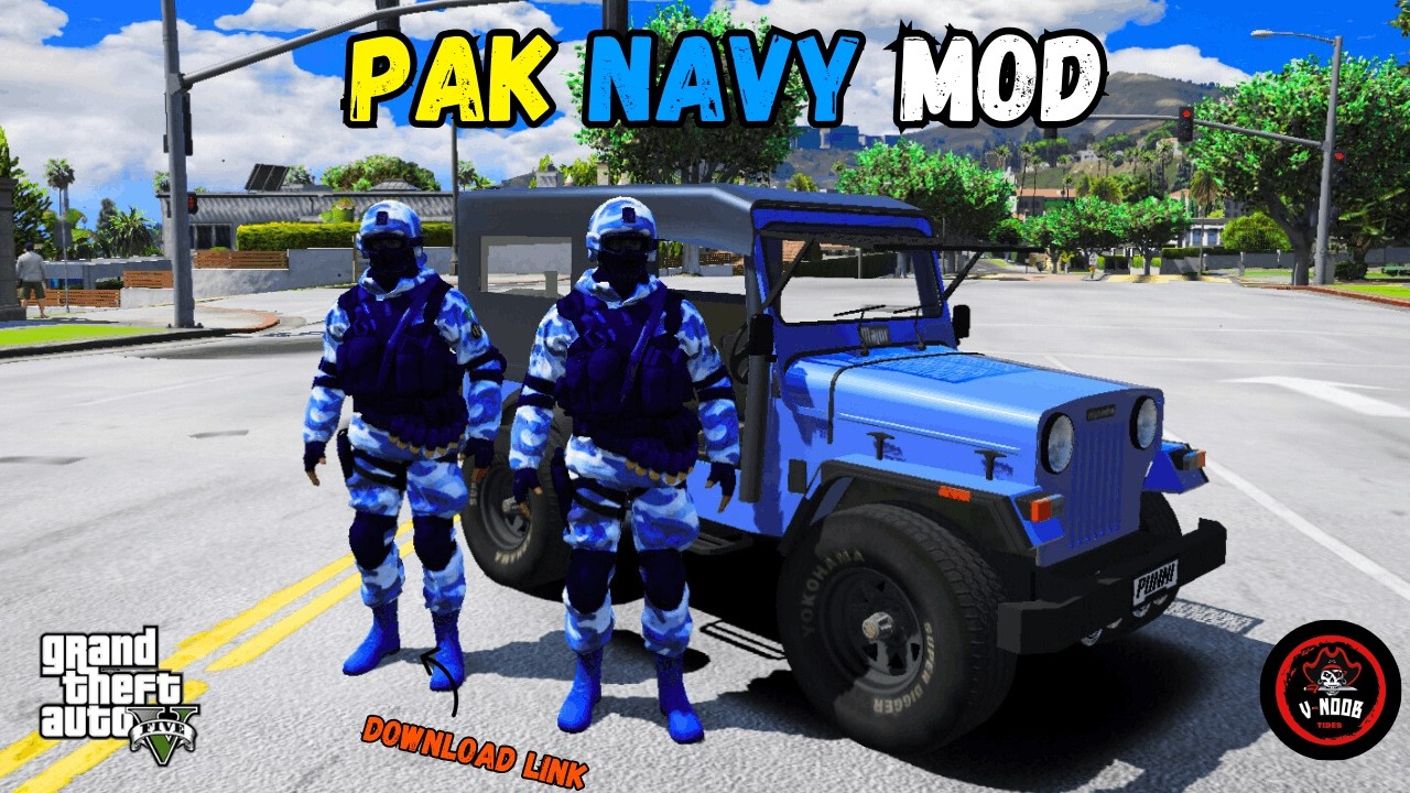 Pakistan Navy Uniform Ped Mod in GTA 5 –Easy Download & Install (Hindi/Urdu)