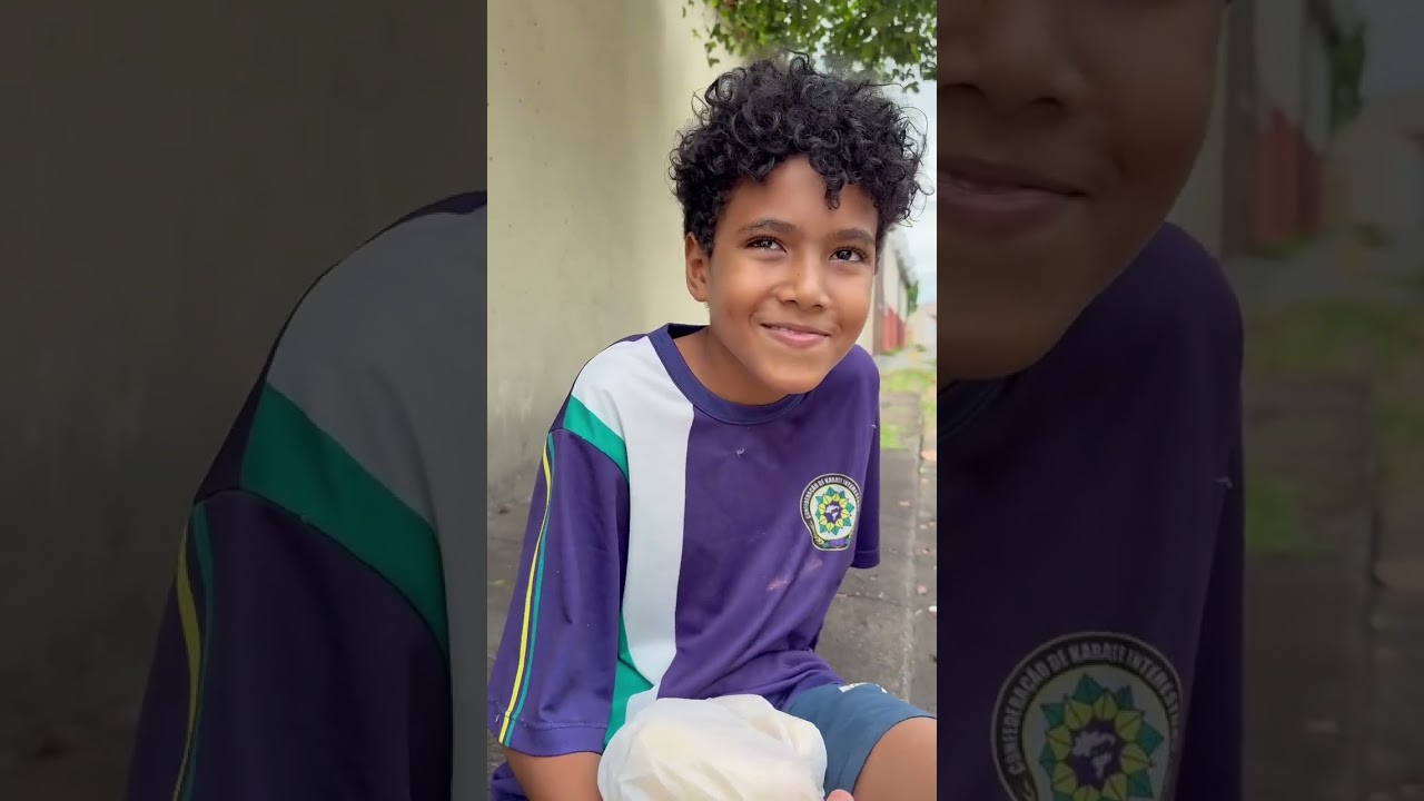 Menino estava em busca de comida para sua familia, milionario ajudou