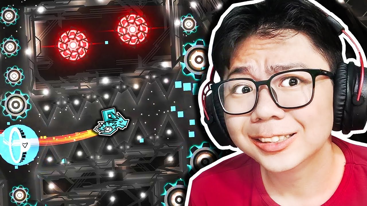 LongHunter Chơi TON618!?! Nhưng L&agrave; Ở Phi&ecirc;n Bản DỄ!! Geometry Dash