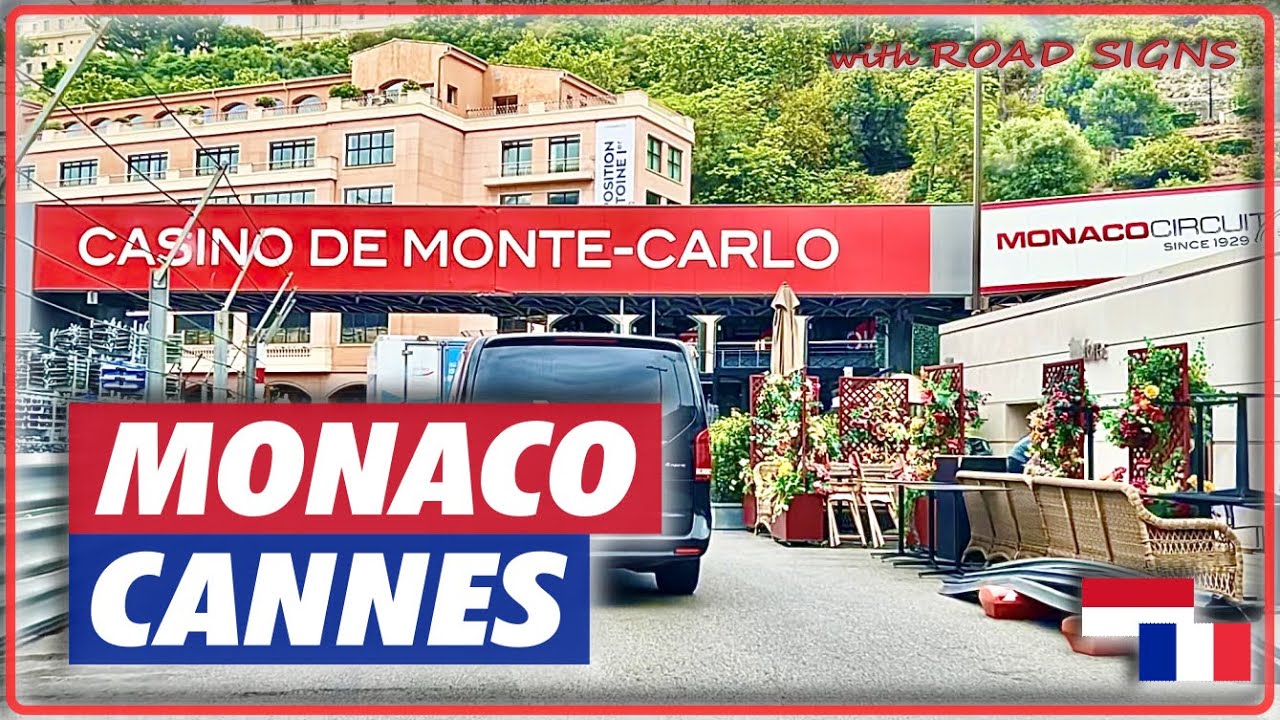 🇲🇨🇫🇷 DRIVING from MONACO to CANNES #monaco #cannes #driving #cotedazur
