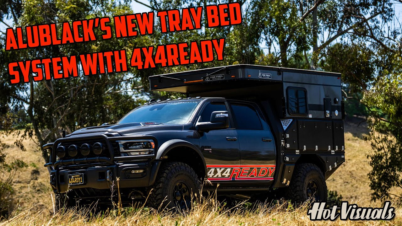 The Best Fit Tray bed for your Overland Popup Camper | Alublack x Long Range America Tray Bed System
