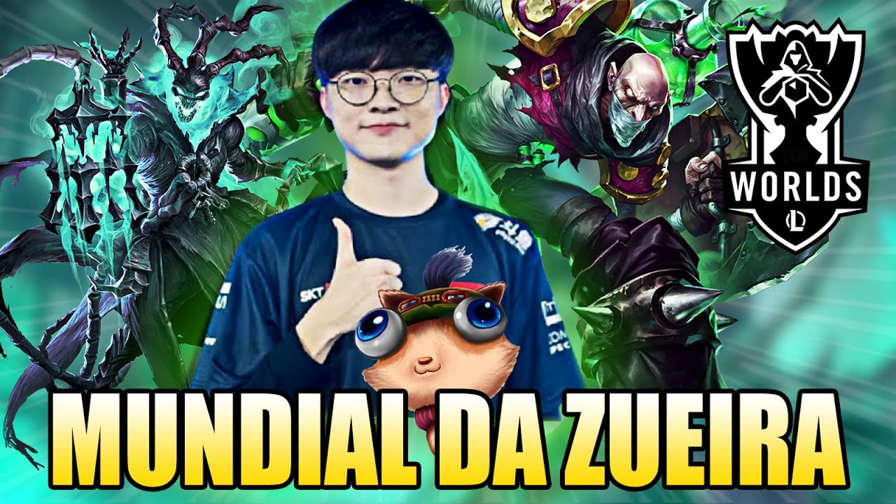 CORTE DO FAKER, SCRIPT NO MUNDIAL E SINGED SUP - MUNDIAL DA ZUEIRA