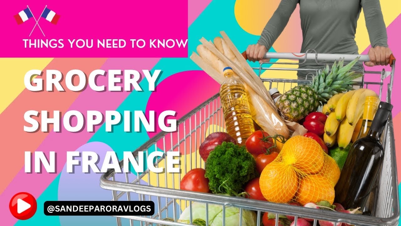 Grocery Shopping in France/Paris🇫🇷Too costly || Things you need to know || Grocery expenses