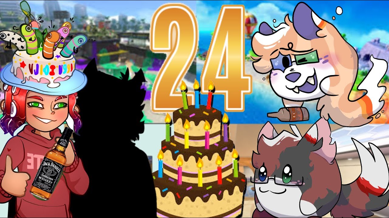COUNTDOWN TILL I'M 24 - Birthday Stream with Splatoon 2, Kirby Air Riders, Mario Party & More!
