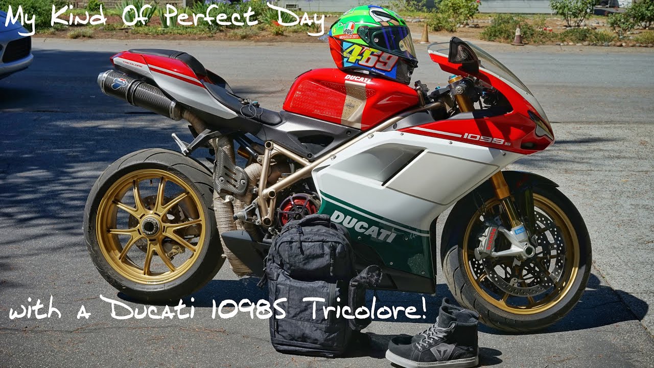 My Kind Of Perfect Day with a Ducati 1098S Tricolore!