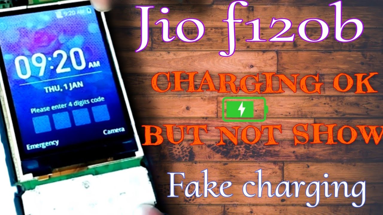 Jio f120b charging Not Show|f120b|jio Phone Charging But Not Show|Charging Not Store 100%working