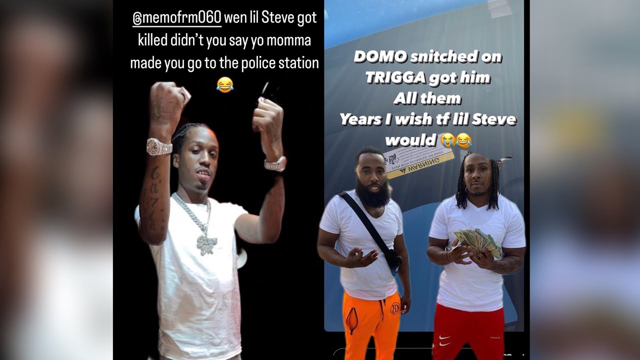 DOMO600 RESPONDS TO MEMO SAYING HE SNITCHED ON TRIGGA & MEMO SAYS HE RAN FROM SMURK😱‼️