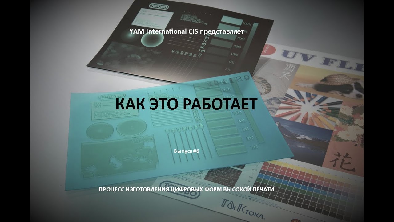 Как это работает #6 I Процесс изготовления цифровых форм высокой печати