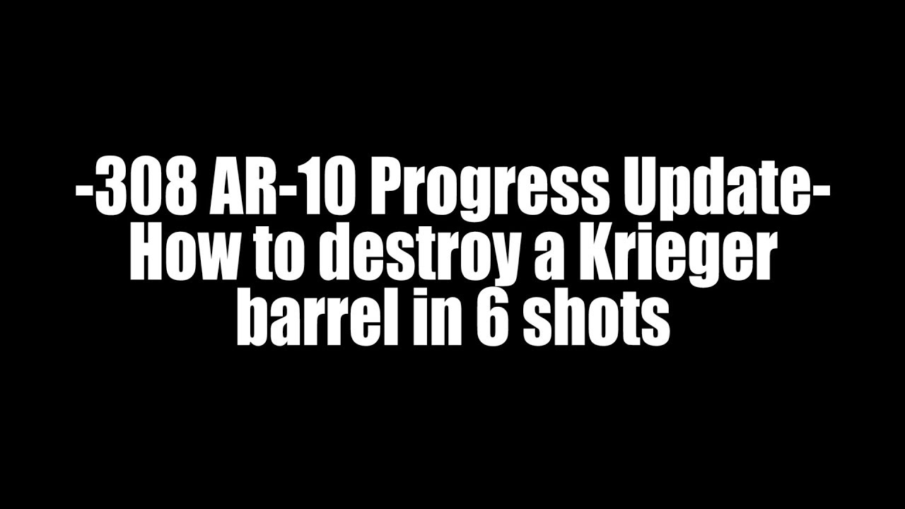 308 AR-10 Progress Update
