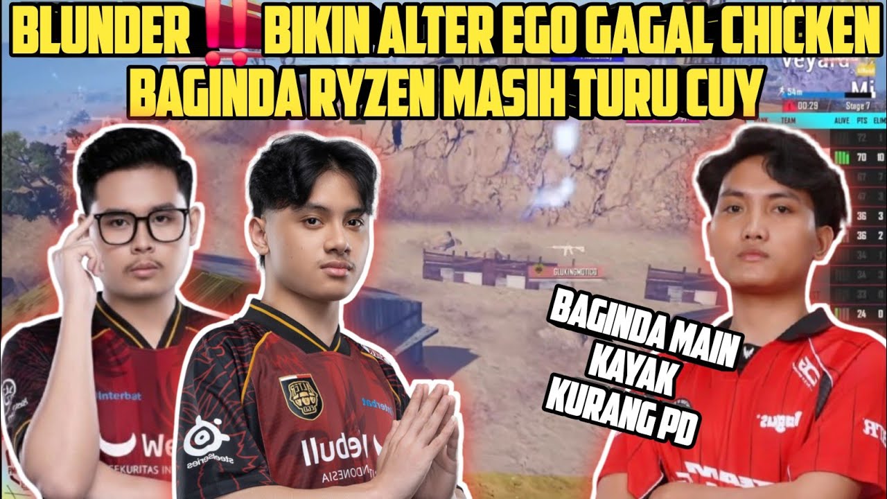 BLUNDER BIKIN AE GAGAL CHICKEN | BTR RYZEN MASIH TURUN CUY - PMPL ID
