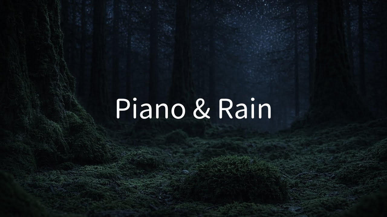 3 Hours of Gentle Piano & Rain Sounds for Deep Sleep