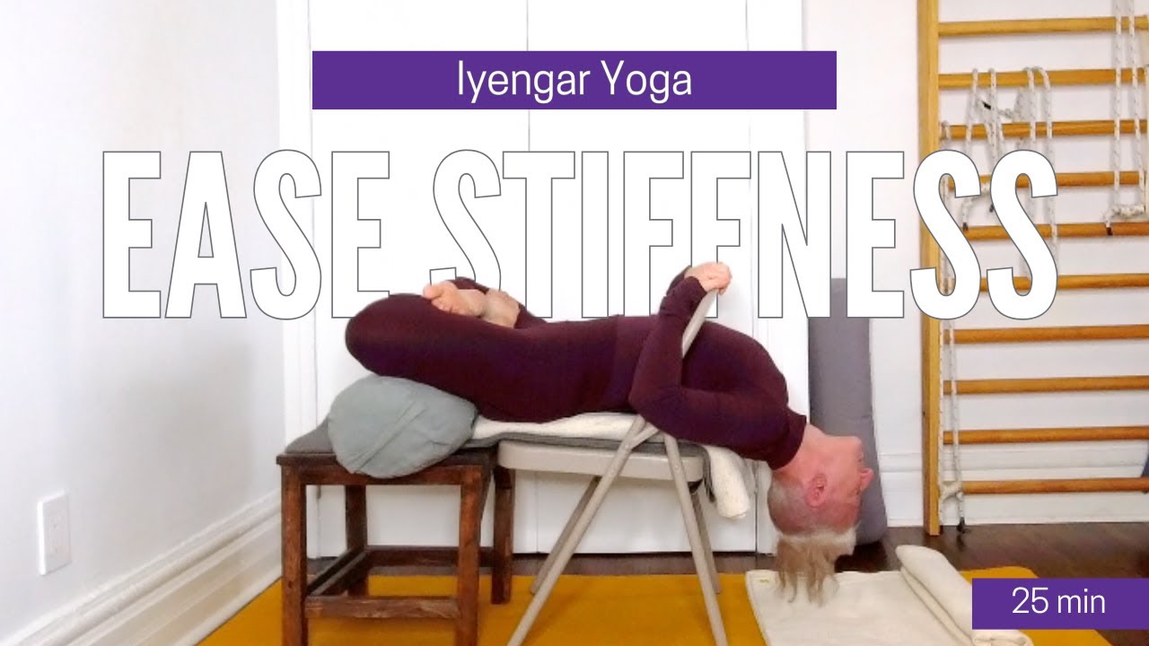 Relieve Upper Back Stiffness with Iyengar Yoga | 25 min