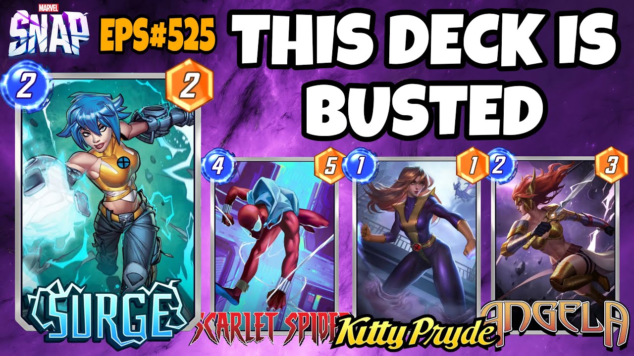 Surge Arrives – Perfect Support for Scarlet Spider Decks! | Marvel Snap Replay Episode 525