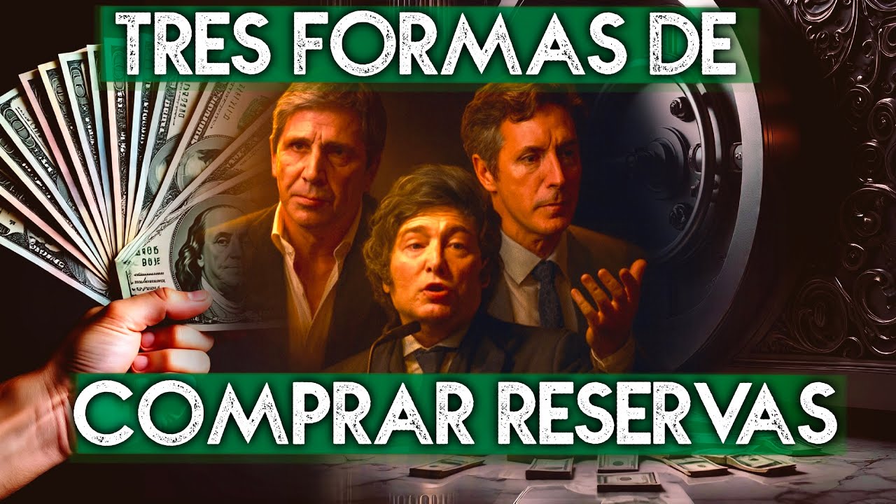 ¿Cuáles son las 3 formas para acumular reservas internacionales?