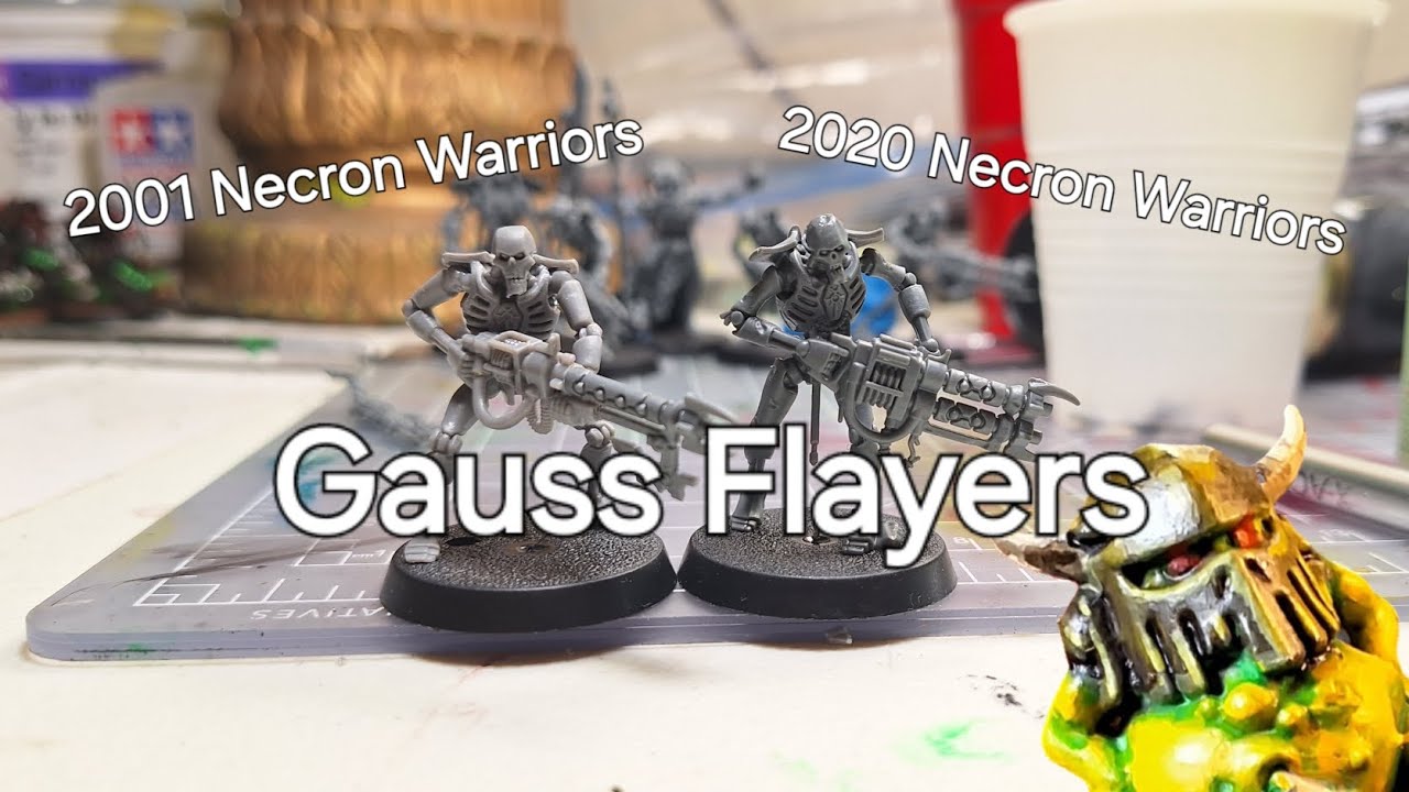 Necron Gauss Flayers conversion.