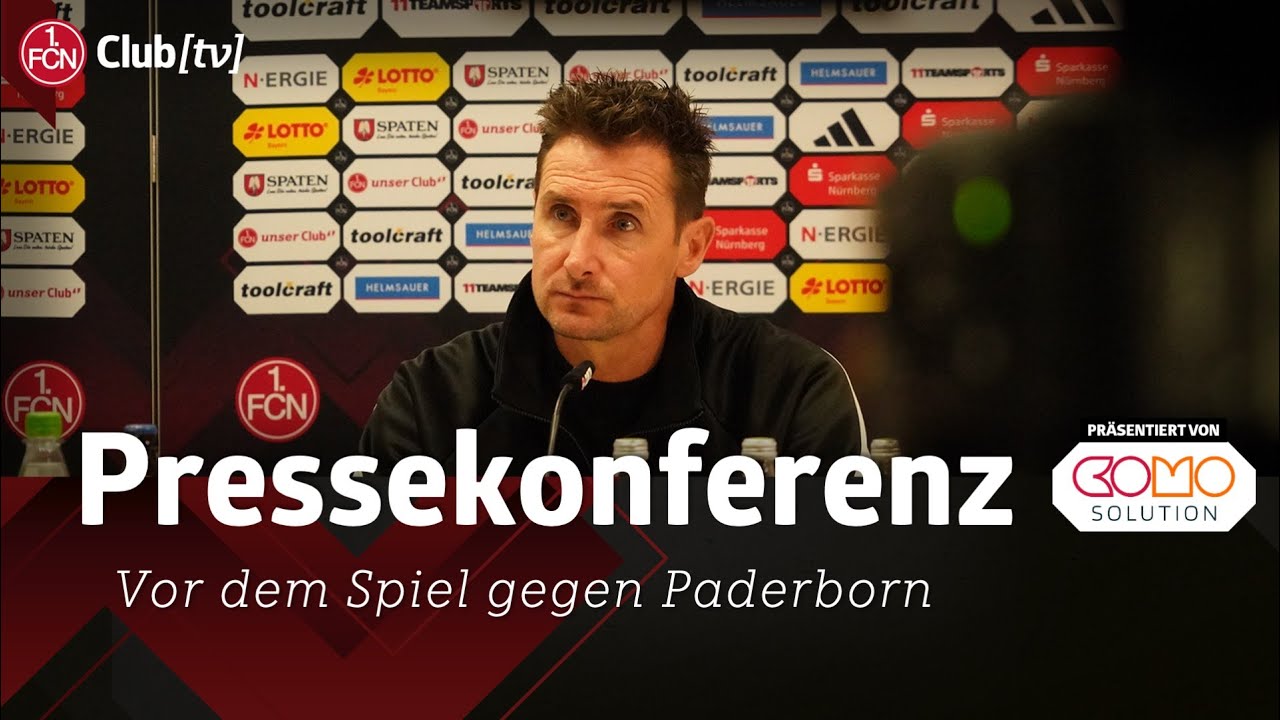 RE-LIVE: Die PK mit Miro Klose vor dem Spiel gegen Paderborn