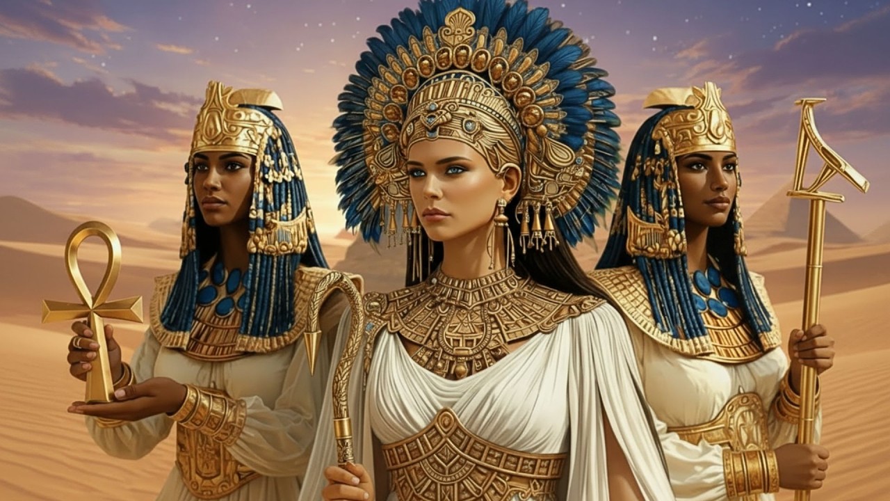 Cleopatra’s Divine Throne | Dynasty of Ancient Egyptian Pharaohs | Fantasy Relaxing Music & Art