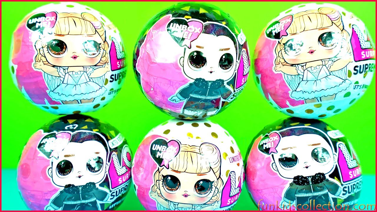 LOL Surprise SUPREME BFFs. Boy + Girl Doll Blind Bag Ball. LOL Surprise Supreme BFFs Doll Opening!