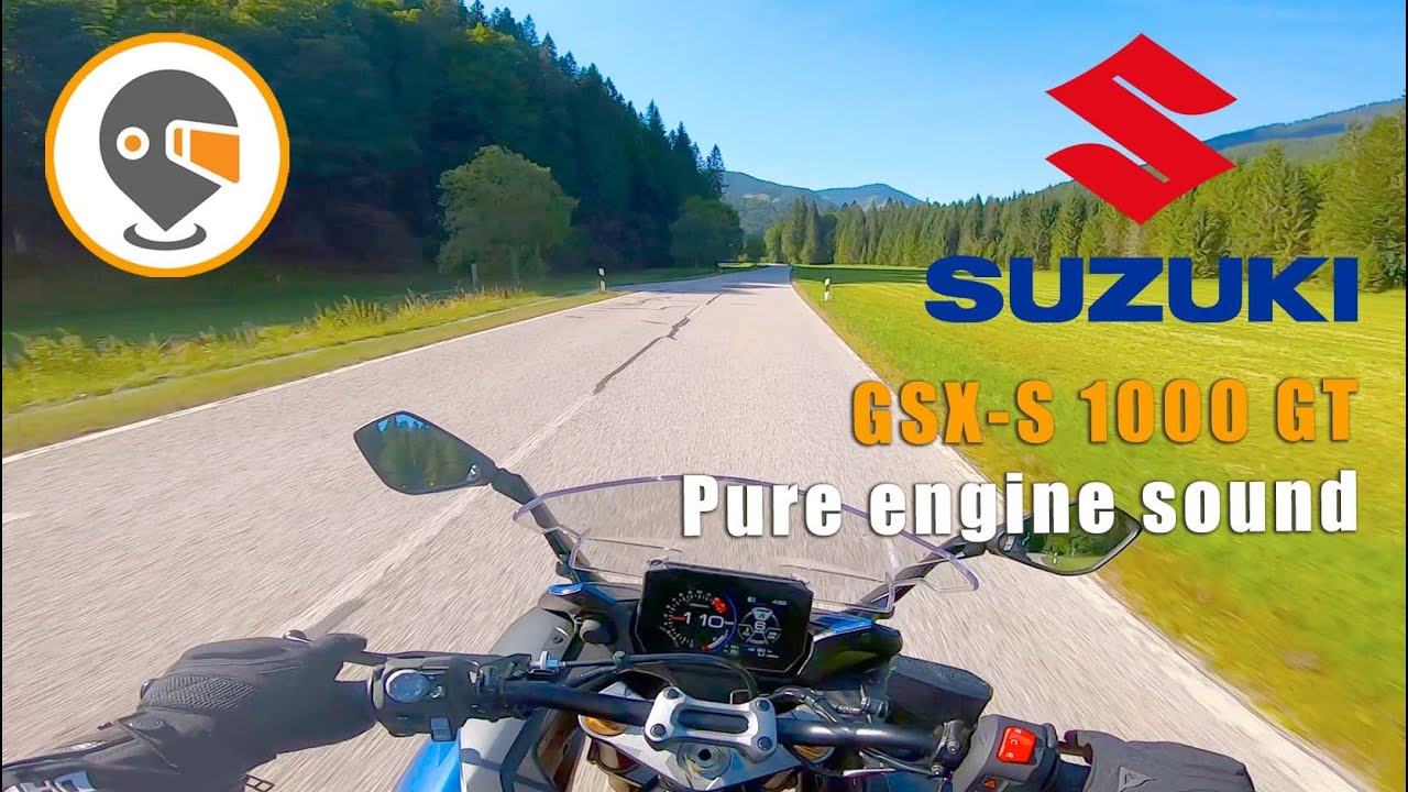 SUZUKI GSX-S 1000 GT [ PURE ENGINE SOUND ] - Austria to Germany from Kufstein to Bayrischzell