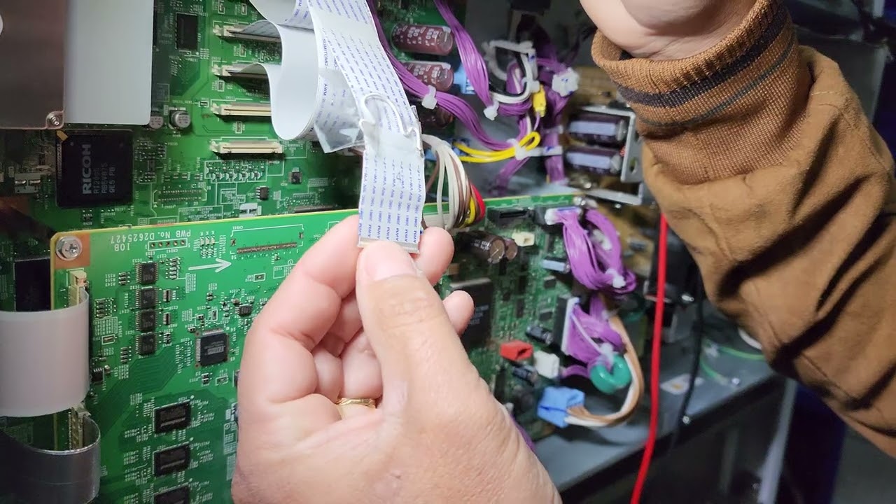 RICOH MPCW2201SPF 665-01(Determinar daño en cables planos FFC)