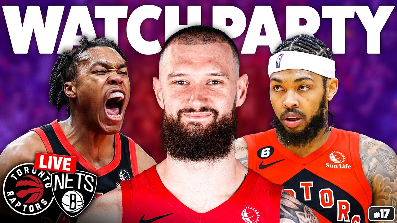 Raptors vs Nets LIVE Watch Along | Let's Keep The Win Streak Going 🔥
