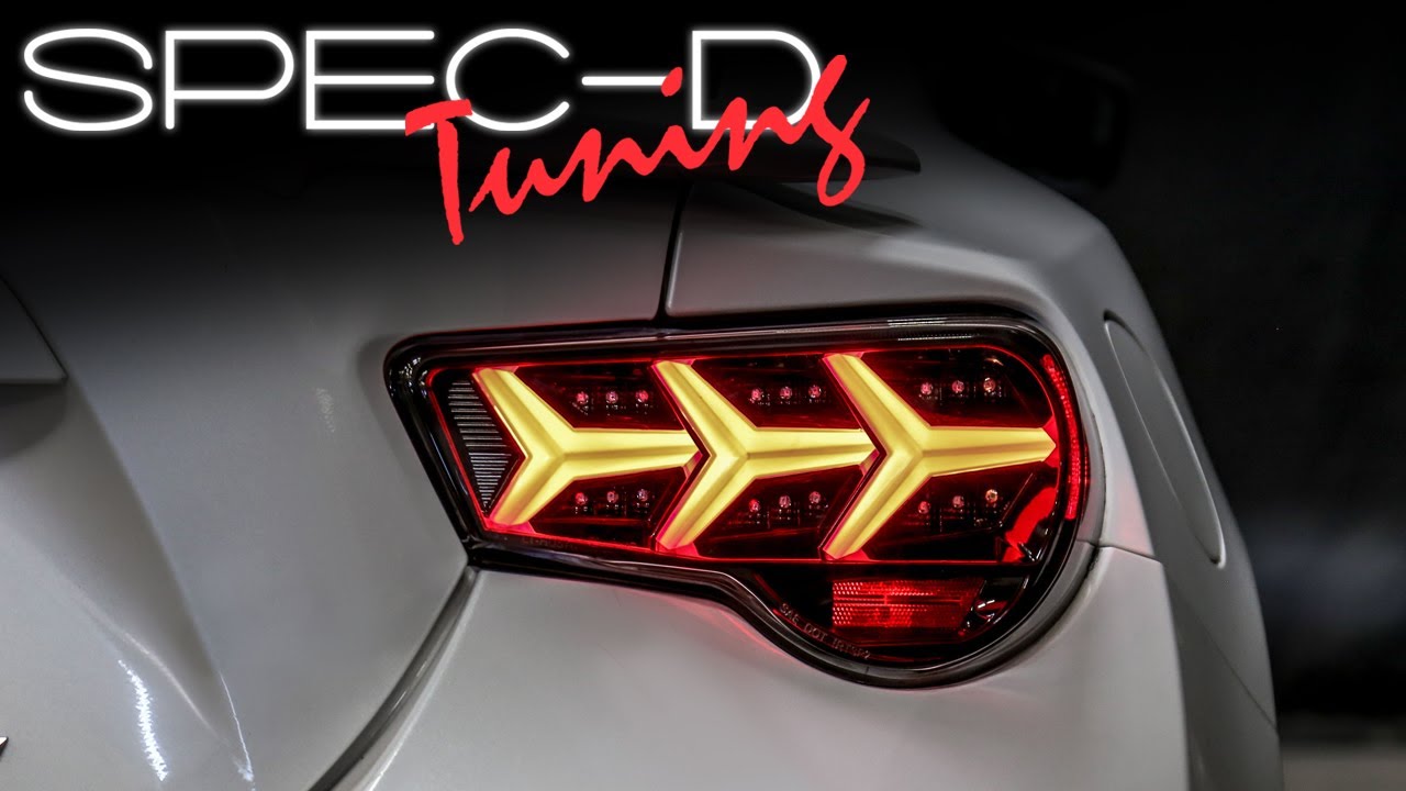SPECDTUNING INSTALLATION VIDEO: 2013-2016 SCION FRS SEQUENTIAL LED TAIL LIGHT