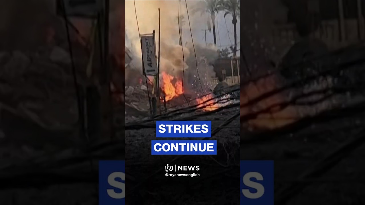 Aftermath of &lsquo;Israeli&rsquo; strike on south Beirut